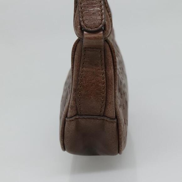CELINE Shoulder Bag Leather Brown - Picture 5 of 12